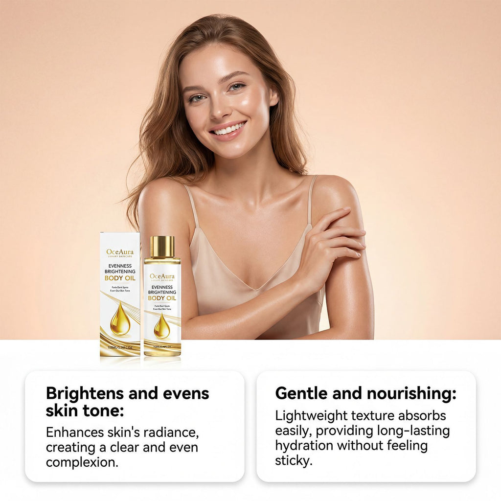 Brightening Body Oil Firming Moisturizing Rejuvenating Smoothing Softening Fade Fine Lines Soothing Repairing Glowing Body Oil