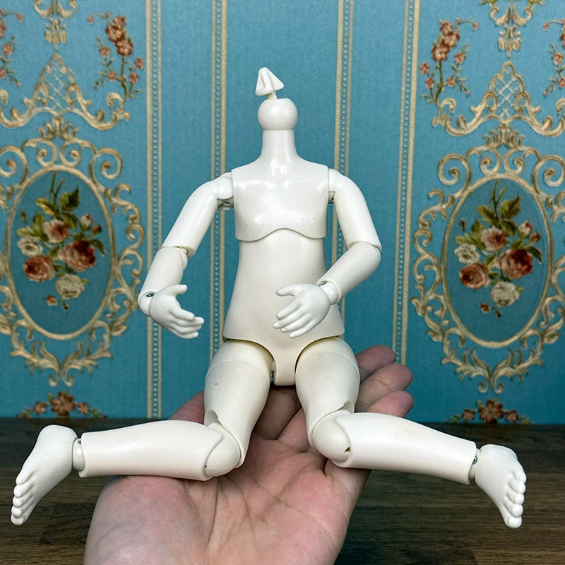 White / Nude Skin 1/6 Bjd Doll Mechanical Joint Body 30cm Practice Makeup Doll Kids Girls Doll Toy Gift