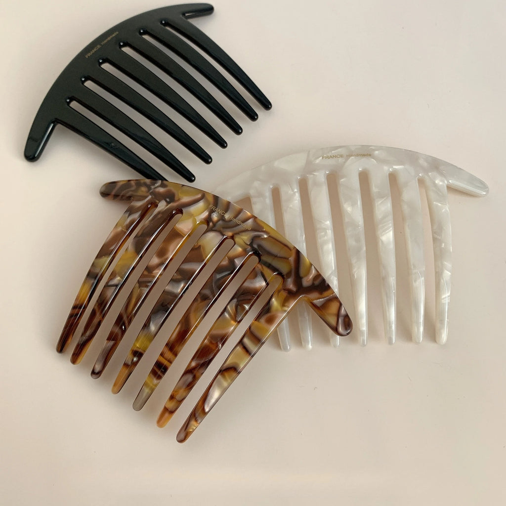 2025 New French U-shaped Hairpin with Meatball Head Comb Modern Simple Seven Toothed Hairpin Versatile Comb