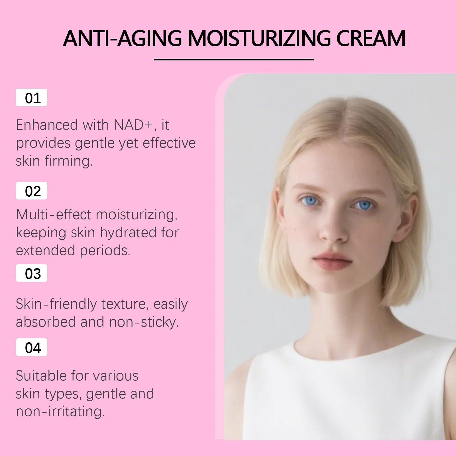 Firming Face Cream Anti Aging Lifting Tighten Face Brightening Tone Improves Dark Spot Reduces Fine Line Moisturizing Care Cream