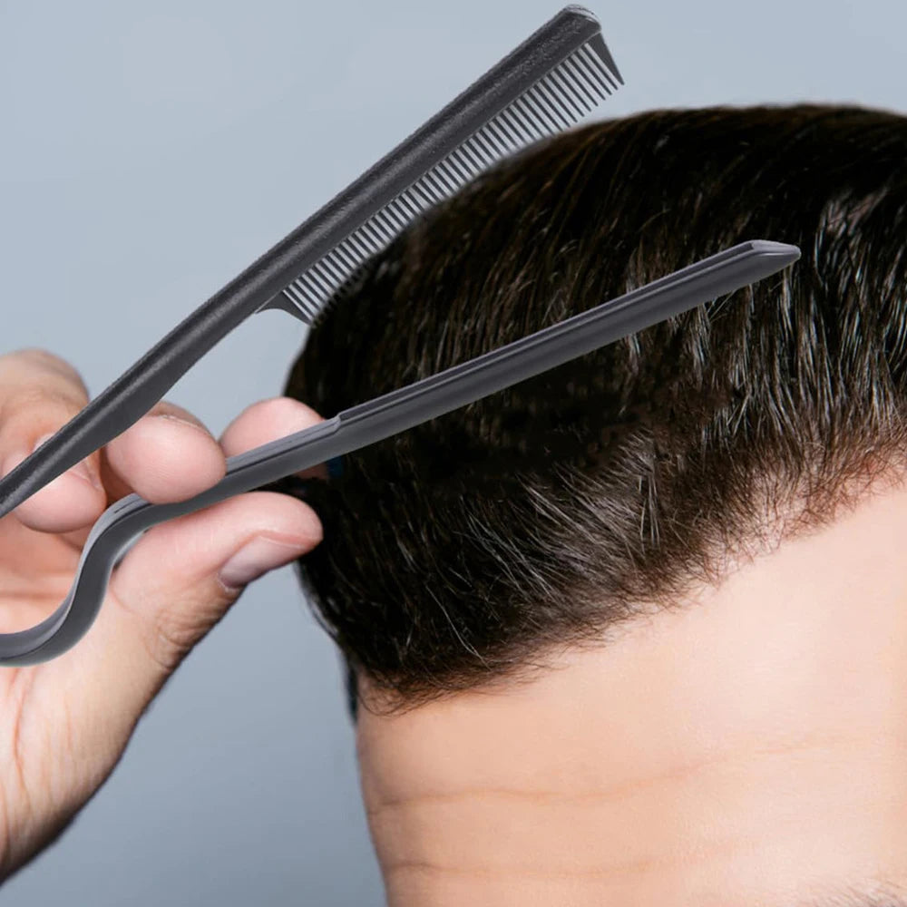Hair Styling V-comb Messy hair finishing comb Straightening Splint Comb Hair tool Straightening clip Hairdressing V-seam comb