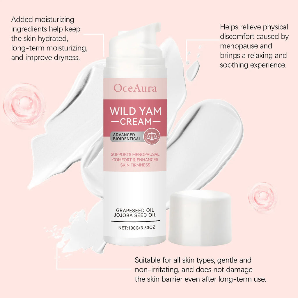 Body Care Balance Cream with Gentle Ingredients To Care for Women's Body Discomfort, Daily Massage Care Cream
