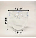 Nail Art Dust Proof Faceshield Transparent Anti-fog Anti-splash Full Face Cover Safety Protective Glasses