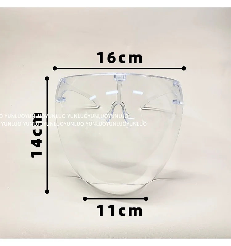 Nail Art Dust Proof Faceshield Transparent Anti-fog Anti-splash Full Face Cover Safety Protective Glasses