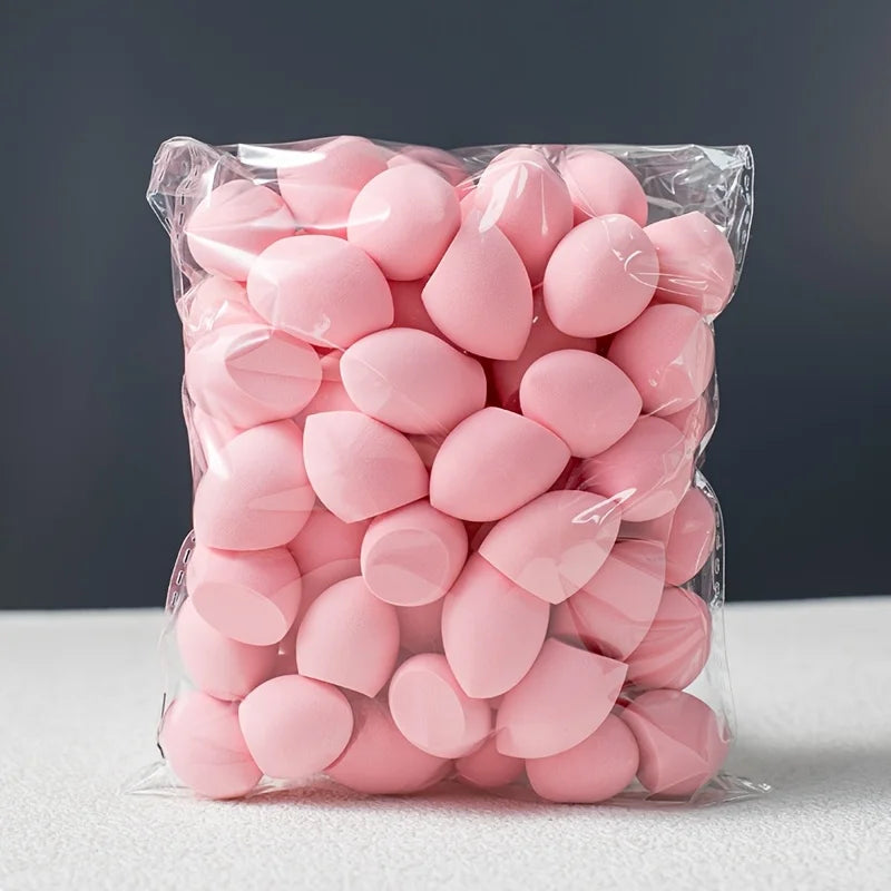 60 Mini Makeup Sponges, Foundation Blending Sponges, Multi-color Sponges for Flawless Application of Liquid and Powder Products