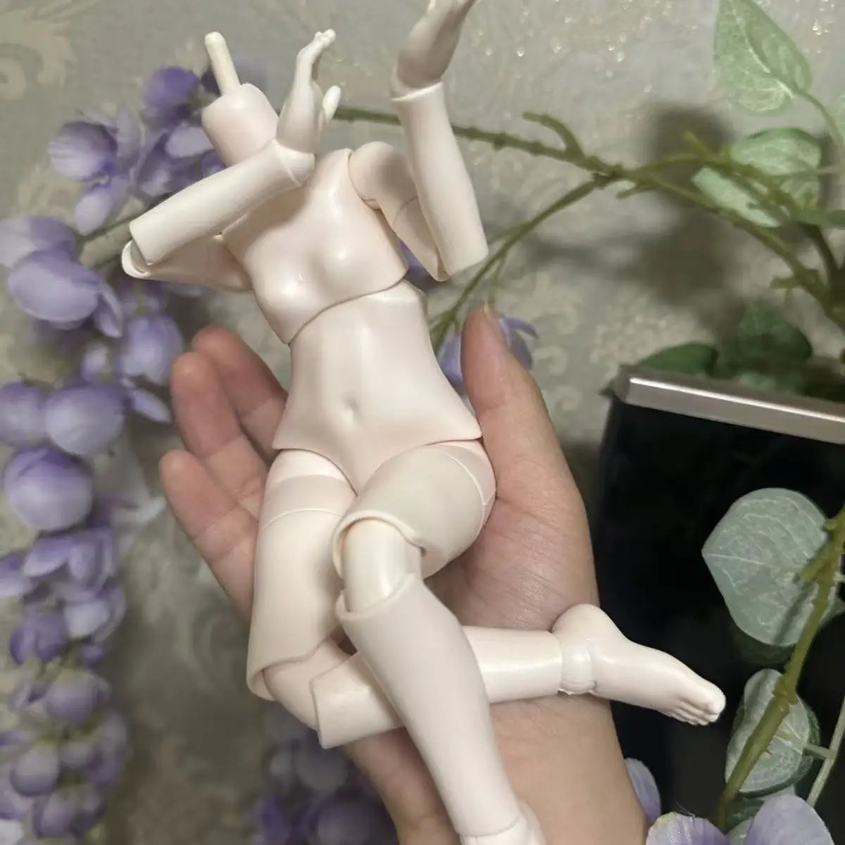 White / Nude Skin 1/6 Bjd Doll Mechanical Joint Body 30cm Practice Makeup Doll Kids Girls Doll Toy Gift