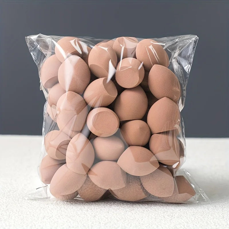 60 Mini Makeup Sponges, Foundation Blending Sponges, Multi-color Sponges for Flawless Application of Liquid and Powder Products