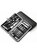 Nail Cutter Set Grooming Tool Set With Portable Case Manicure Art Tool Nails Cut Stainless Steel Nail Clippers Set