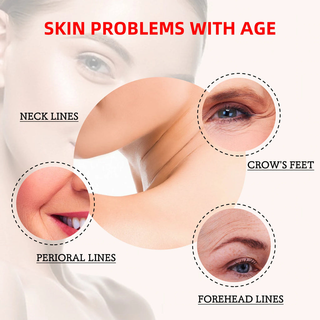Facial Anti-Wrinkle Serum Eliminates Wrinkles Firms Skin Removes Color Spots Diminishes Fine Lines Anti-Aging Essence Face Care
