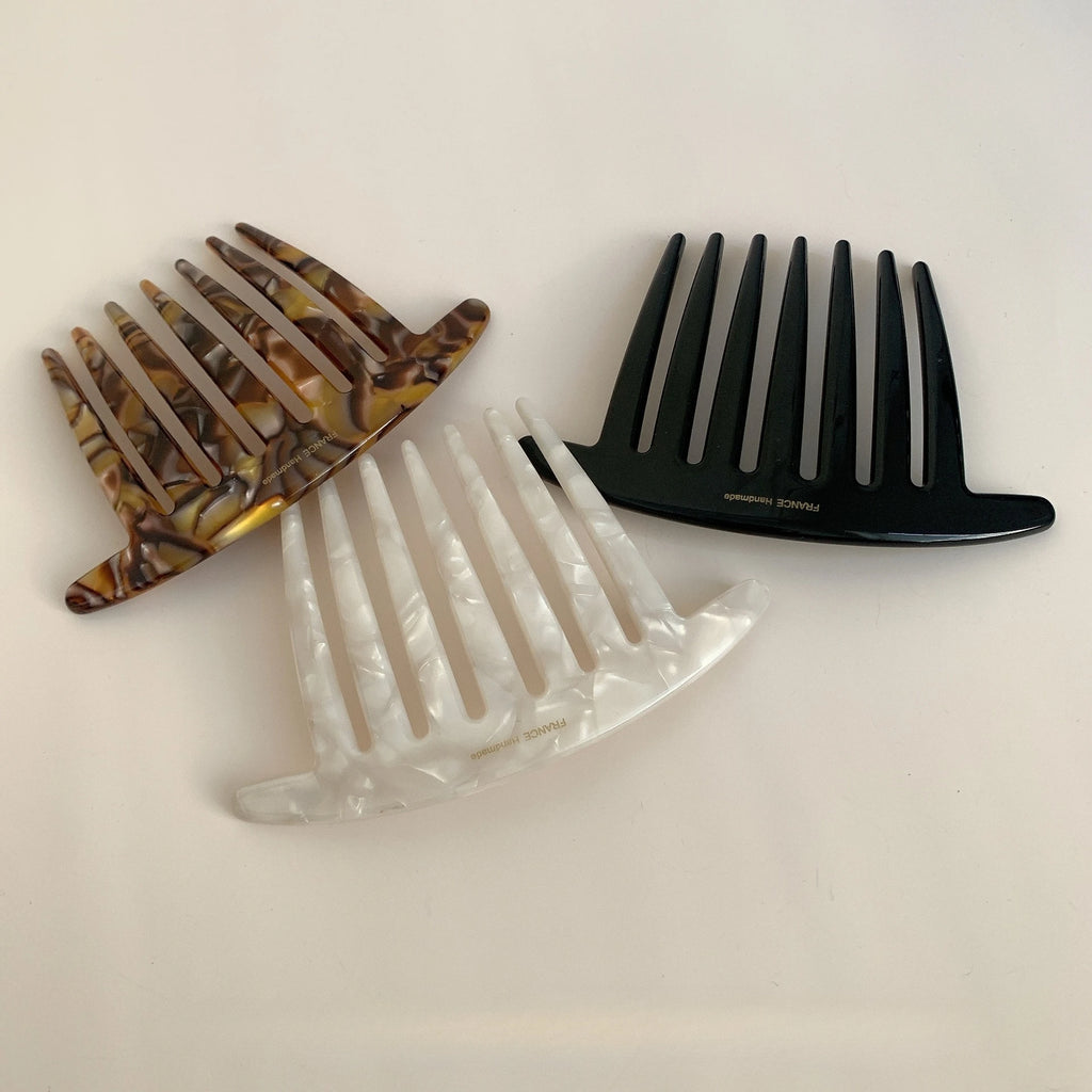 2025 New French U-shaped Hairpin with Meatball Head Comb Modern Simple Seven Toothed Hairpin Versatile Comb