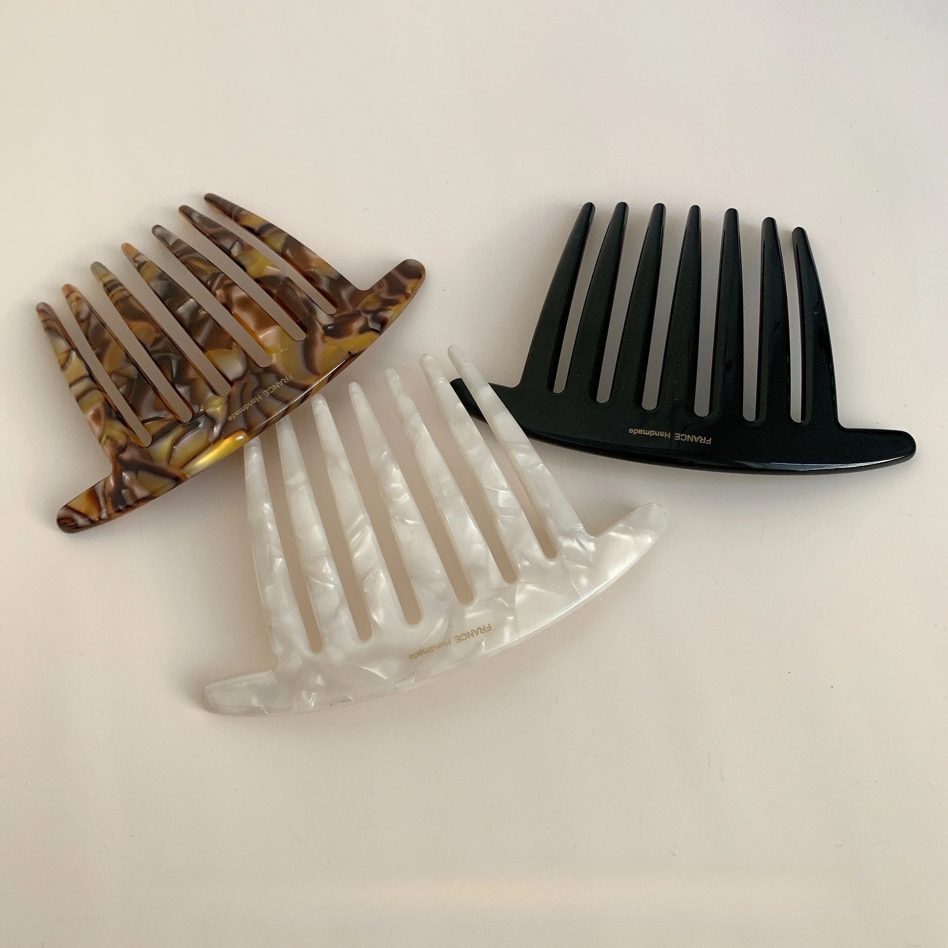 2025 New French U-shaped Hairpin with Meatball Head Comb Modern Simple Seven Toothed Hairpin Versatile Comb