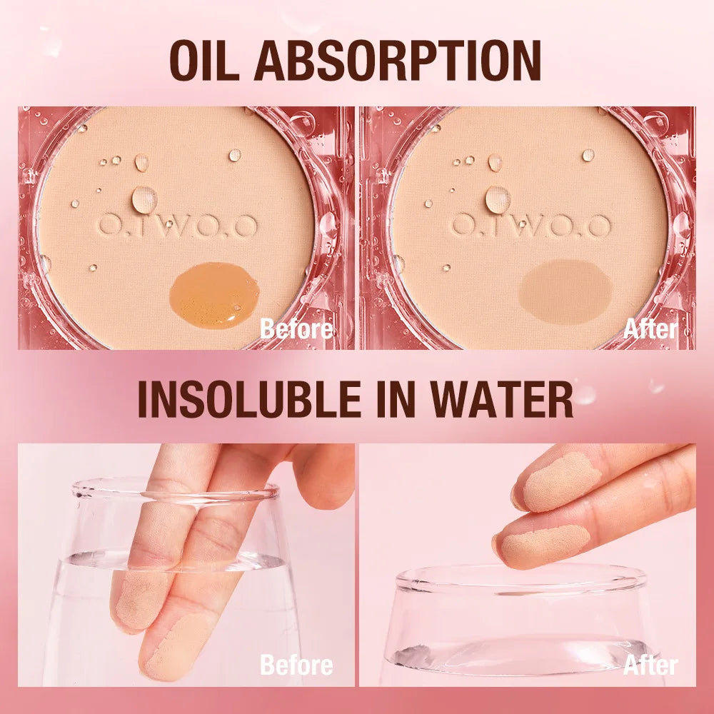 Face Setting Powder Normal Size Soft Focus Fixed Make Up Oil Control Light Skin Perfect for Whitening Waterproof Lasting Makeup