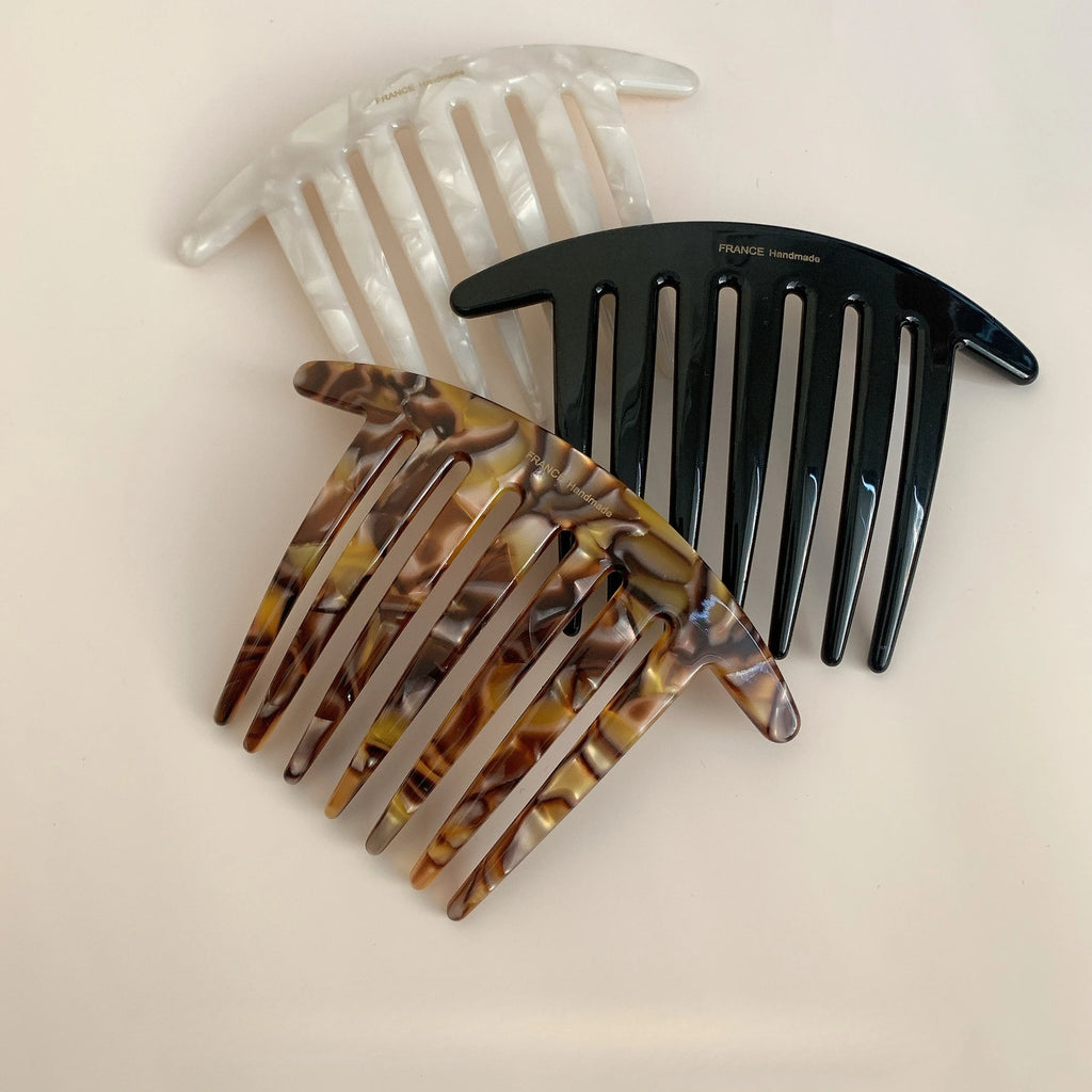 2025 New French U-shaped Hairpin with Meatball Head Comb Modern Simple Seven Toothed Hairpin Versatile Comb