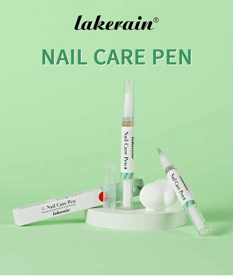 Nail Care Pen Nourish and Moisturize Nails Prevent Fungal Infections Improve Appearance Flat Brush Head Design Daily Nail Care