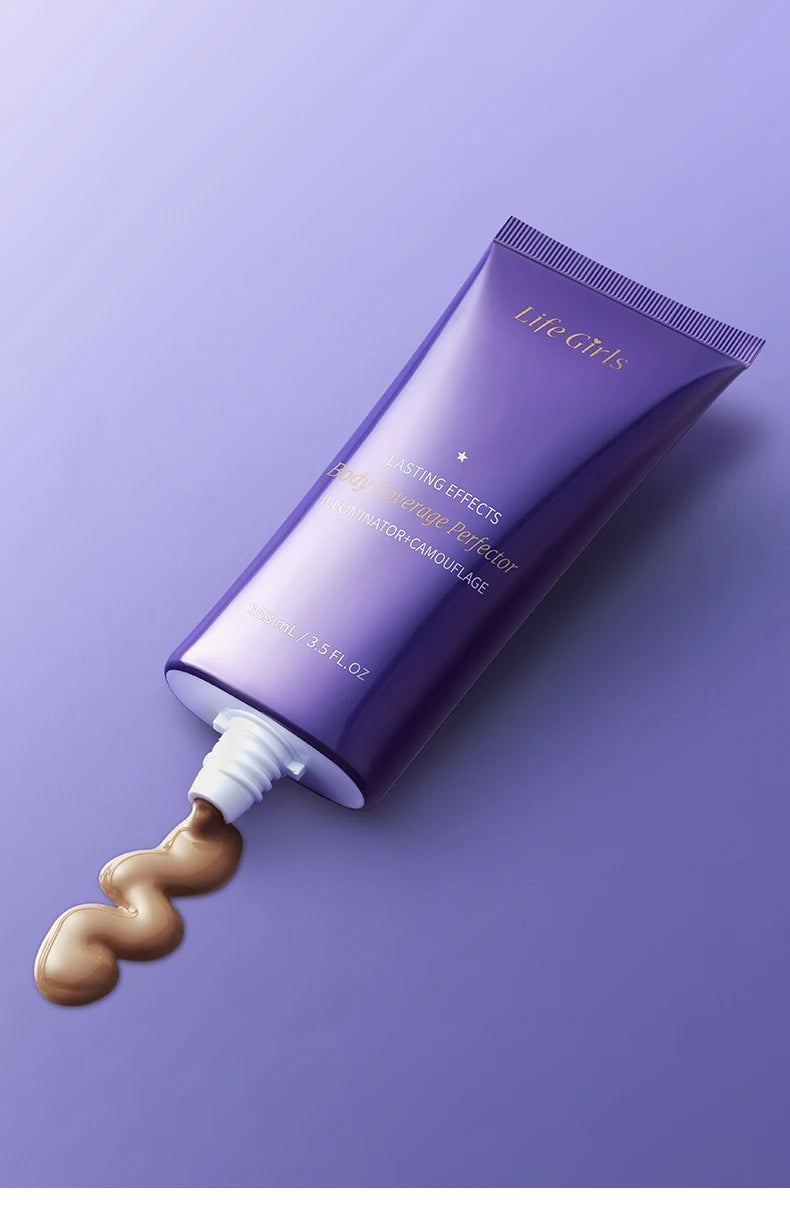 Life Girlsbody Coverage Perfector,Body Foundation Conceals Blemishes Perfectly, Covers Tattoos Without Smudging, and Lasts Long