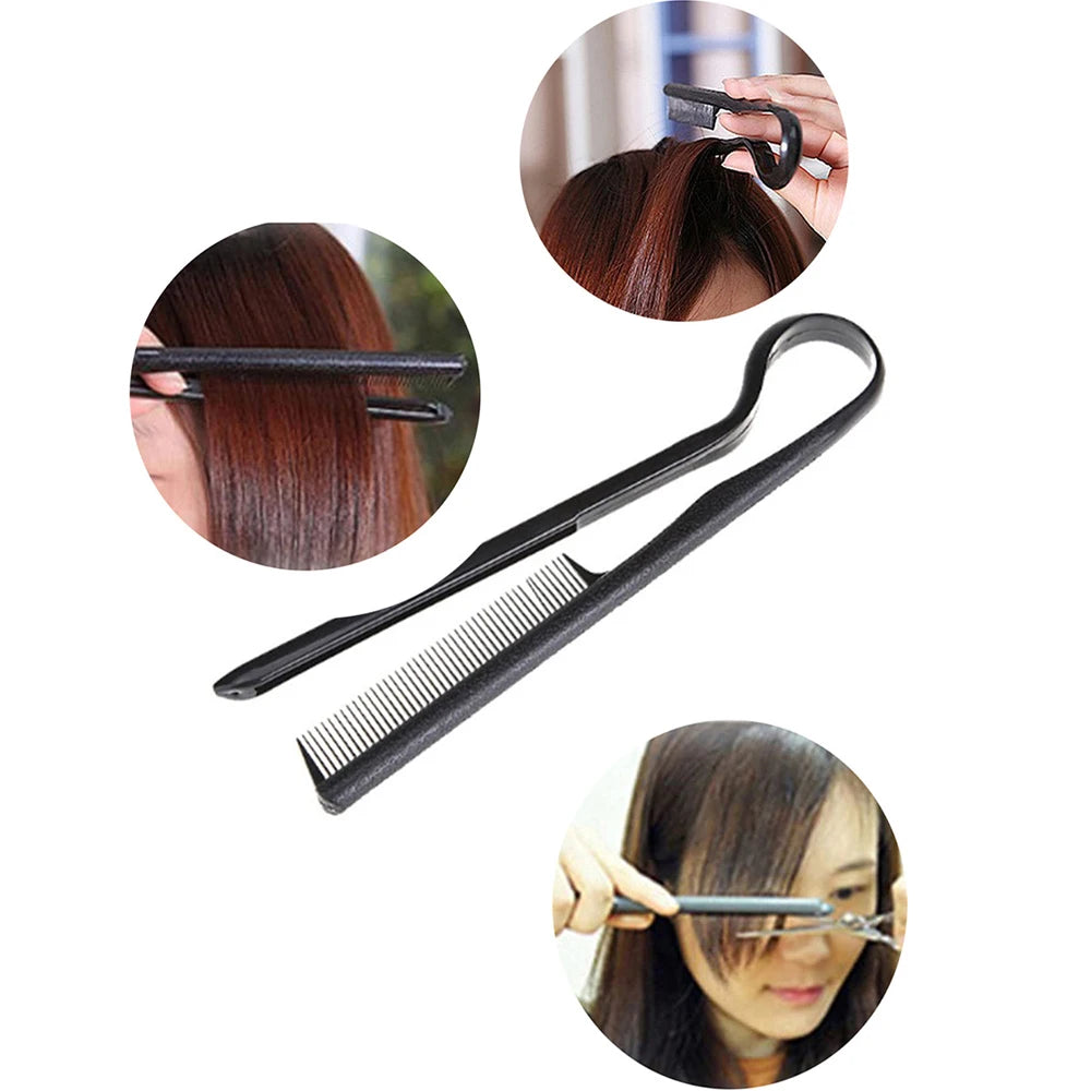 Hair Styling V-comb Messy hair finishing comb Straightening Splint Comb Hair tool Straightening clip Hairdressing V-seam comb