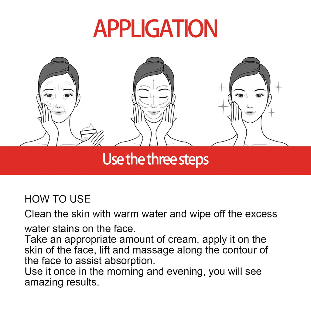 Facial Anti-Wrinkle Serum Eliminates Wrinkles Firms Skin Removes Color Spots Diminishes Fine Lines Anti-Aging Essence Face Care