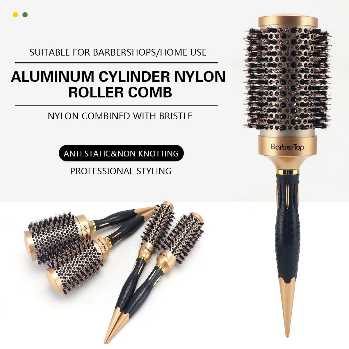 Salon Hairdressing Anti-static Hairdressing And Curling Styling Barber Hair Comb Women Wet Curly Hair Brush For  Styling Tool