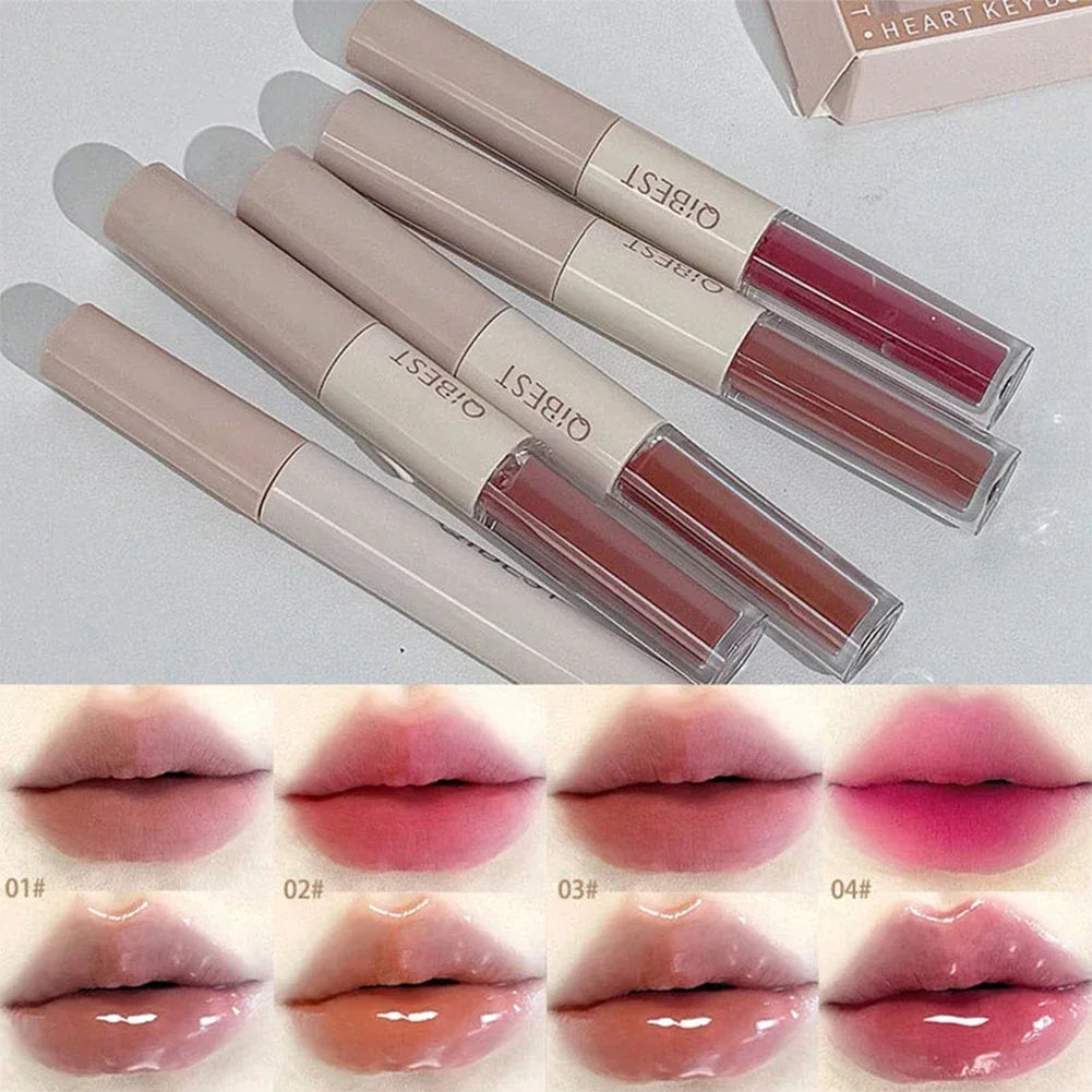 Face Makeup Set Double End Lip Glaze, Pressed Powder,Blush,Eyeshadow, Eyebrow Pen,Eyeliner,Lip Oil Gift Cosmetics