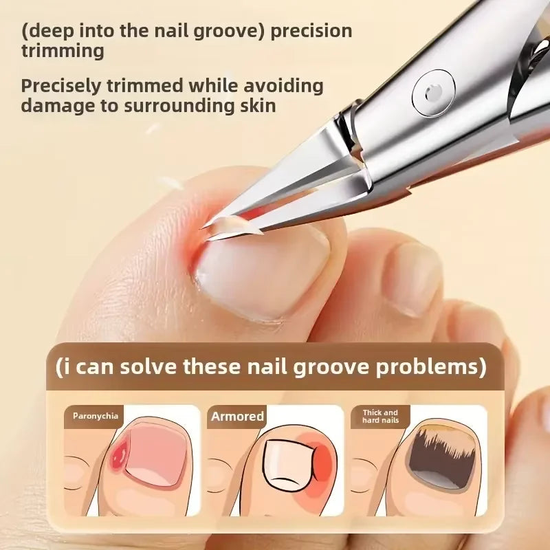 Nail Clippers Toenail Clippers for Thick Nails for Seniors with Curve Diagonal Blade for Ingrown Nails Effortlessly Toe