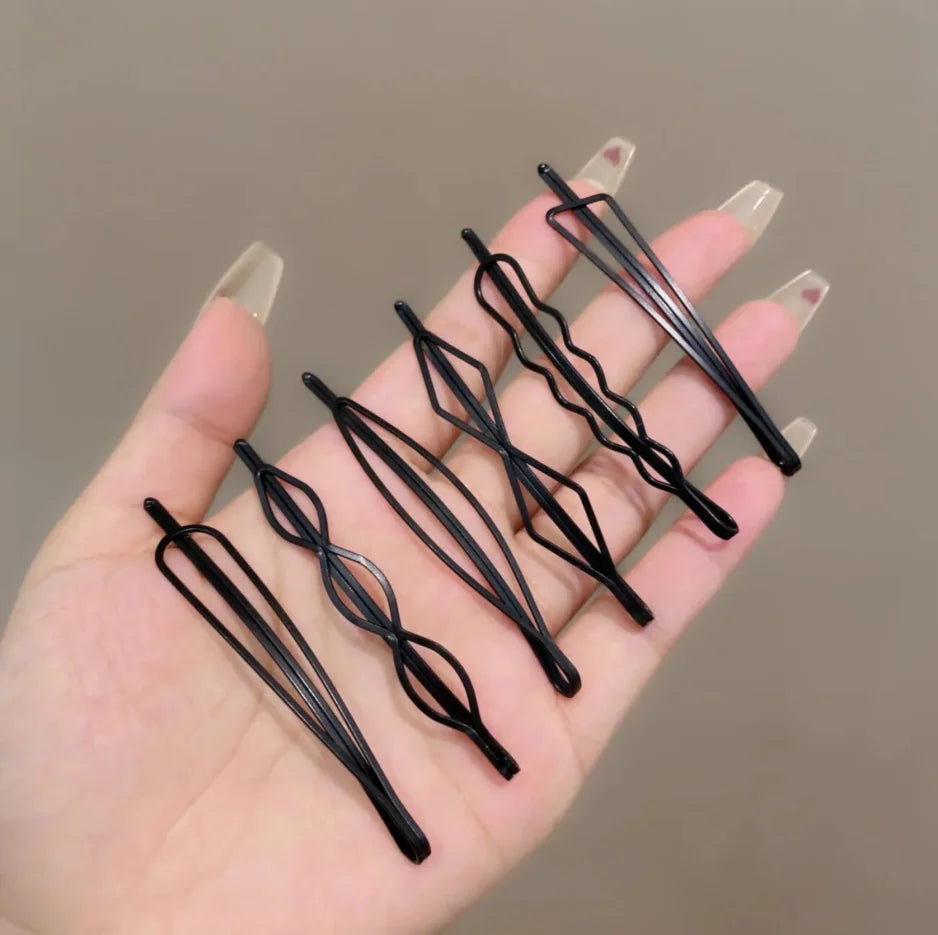 Simple Geometric Hairpins for Women Barrettes Headwears Girls BB Clips Headdress Barrettes Korean Hair Styling Accessories Gifts