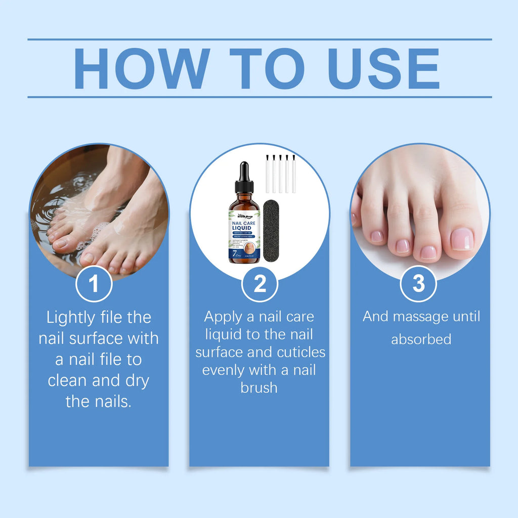 Nails Fungal Removal Oil Damaged Broken Fingernails Repair Onychomycosis Paronychia Treatment Hand Foot Anti-Infection Liquid