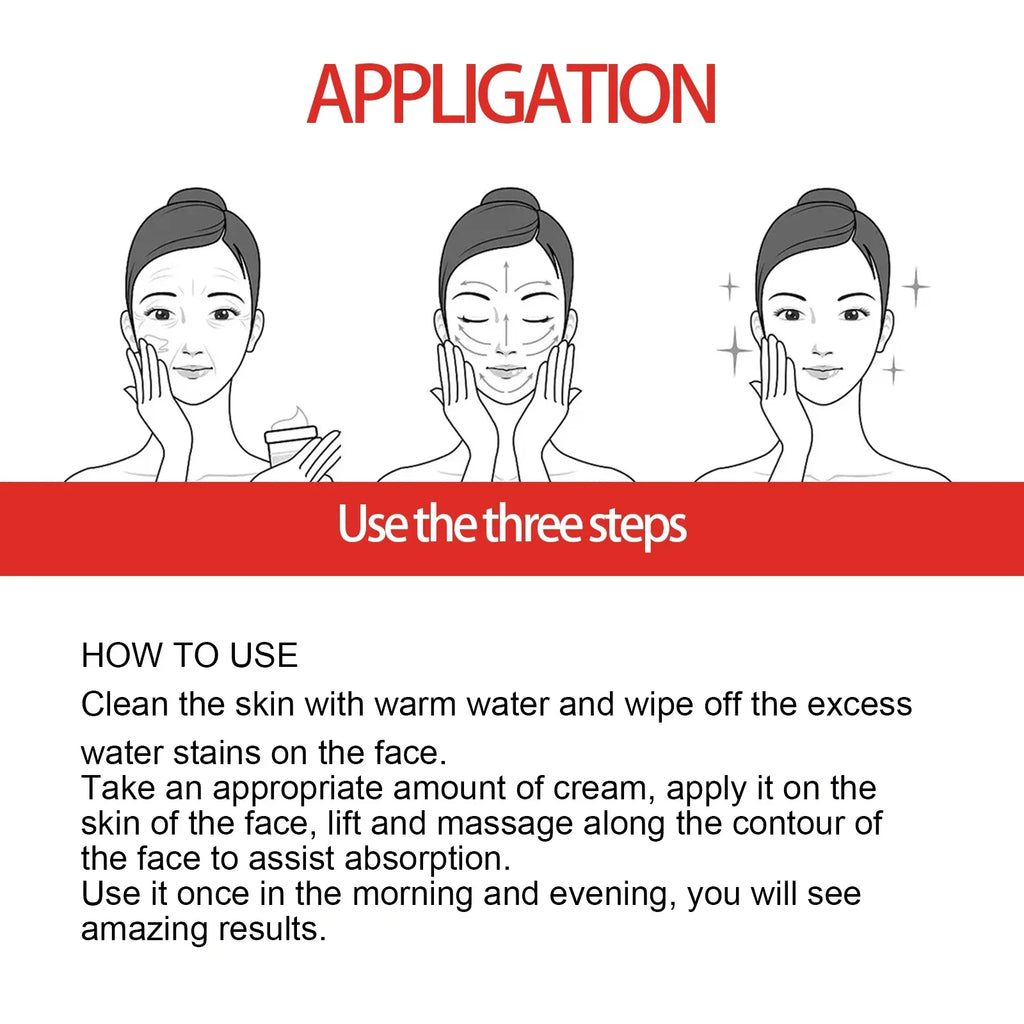 Facial Anti-Wrinkle Serum Eliminates Wrinkles Firms Skin Removes Color Spots Diminishes Fine Lines Anti-Aging Essence Face Care