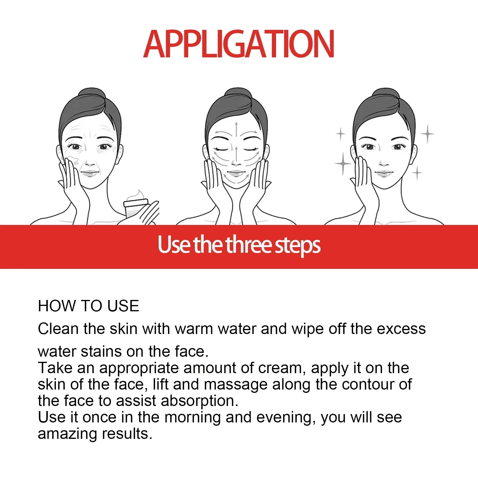 Facial Anti-Wrinkle Serum Eliminates Wrinkles Firms Skin Removes Color Spots Diminishes Fine Lines Anti-Aging Essence Face Care