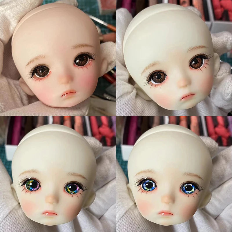 White / Nude Skin 1/6 Bjd Doll Mechanical Joint Body 30cm Practice Makeup Doll Kids Girls Doll Toy Gift