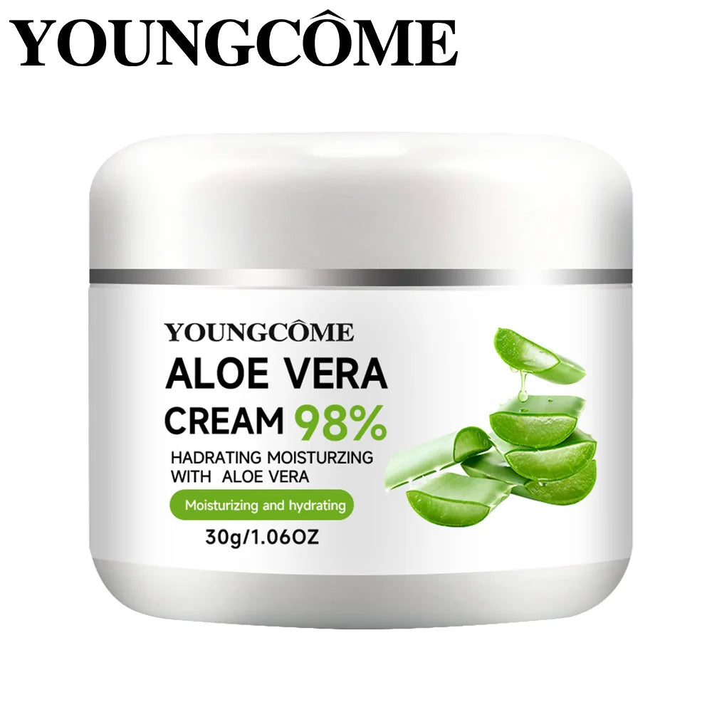 98% Aloe Vera Face Cream Moisturiser Facial Anti Aging Whitening Skin Care Repair Fade Fine Lines Wrinkle Remover Face Cream