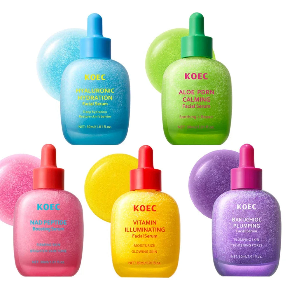 Korean Skin Care Vitamin Illuminating & Bakuchiol Face Serum Vitamin C Niacinamide Anti-Aging Serum Brightening Firm Skin 30ml