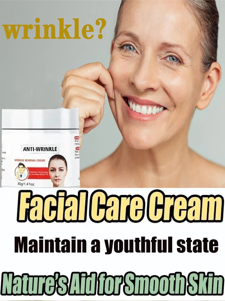 Facial Anti-Wrinkle Serum Eliminates Wrinkles Firms Skin Removes Color Spots Diminishes Fine Lines Anti-Aging Essence Face Care