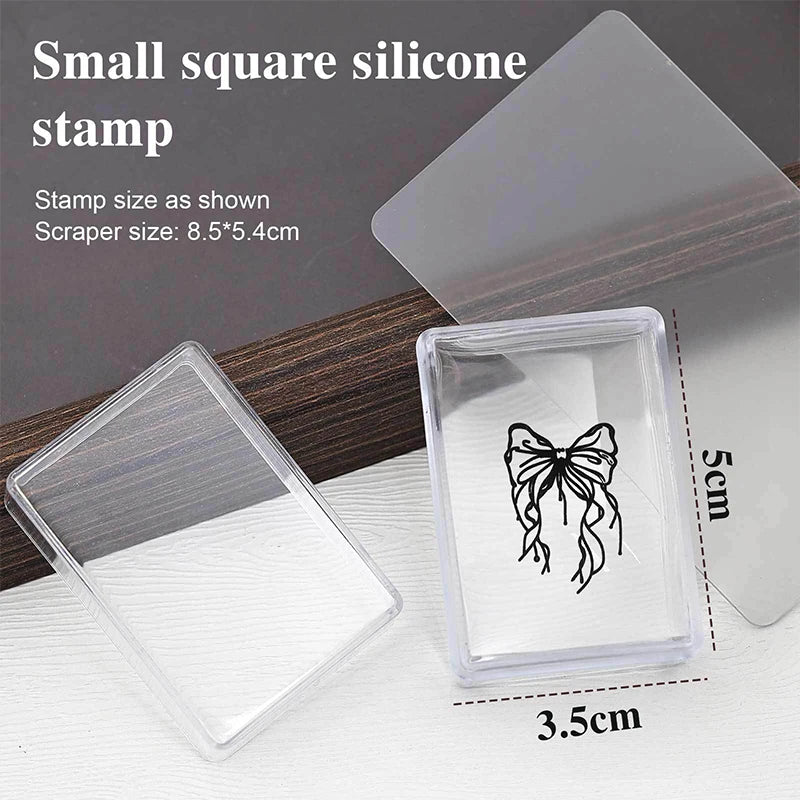 Nails Art Stamping Plates Kit French Manicure Design Plate Stamp Polish Stencil Template Seal Stamper Scraper Accessories Tools