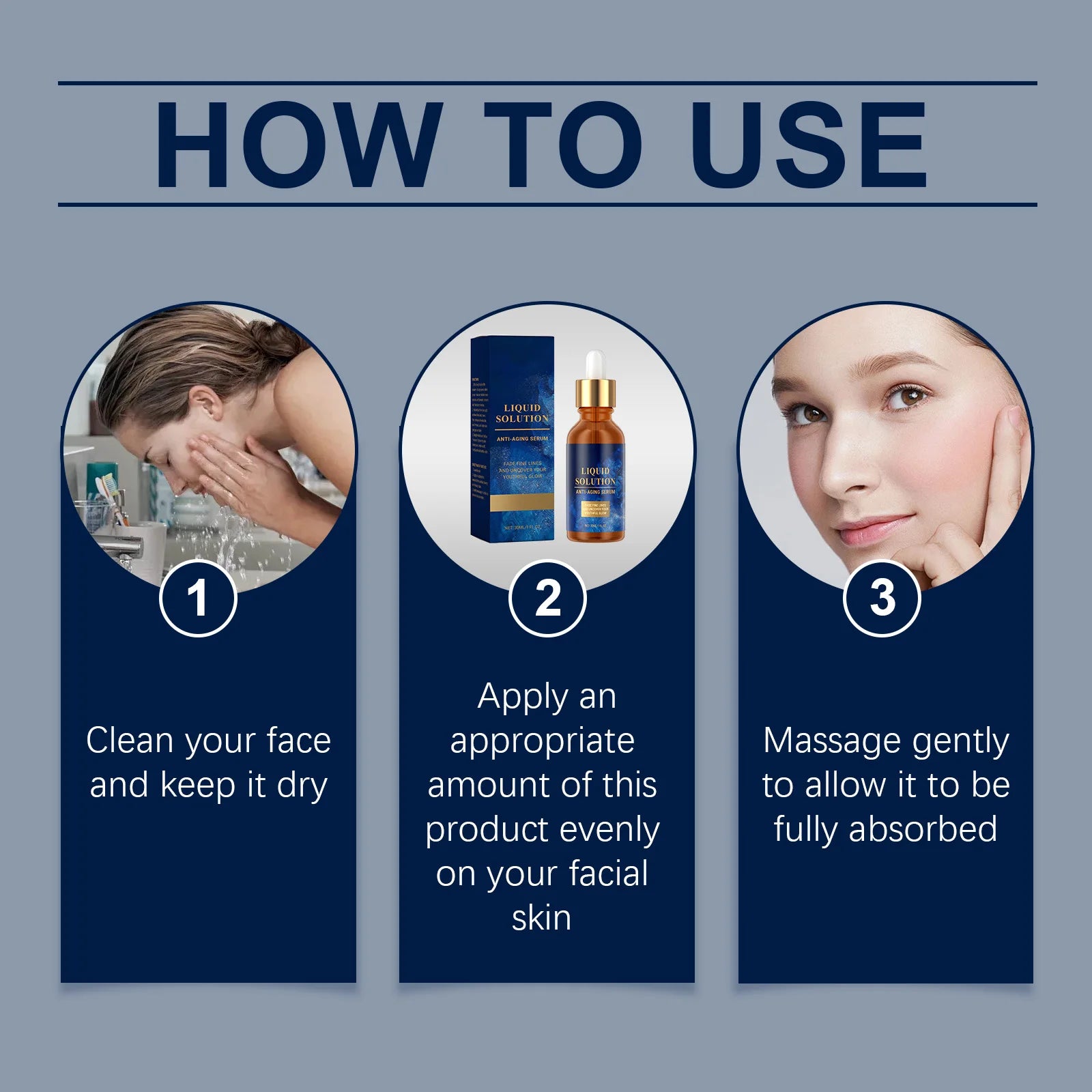 Anti Aging Serum Fade Fine Lines Increase Skin Elasticity Reduce Dryness Firming Lifting Repair Nourishing Brightening Skin Care