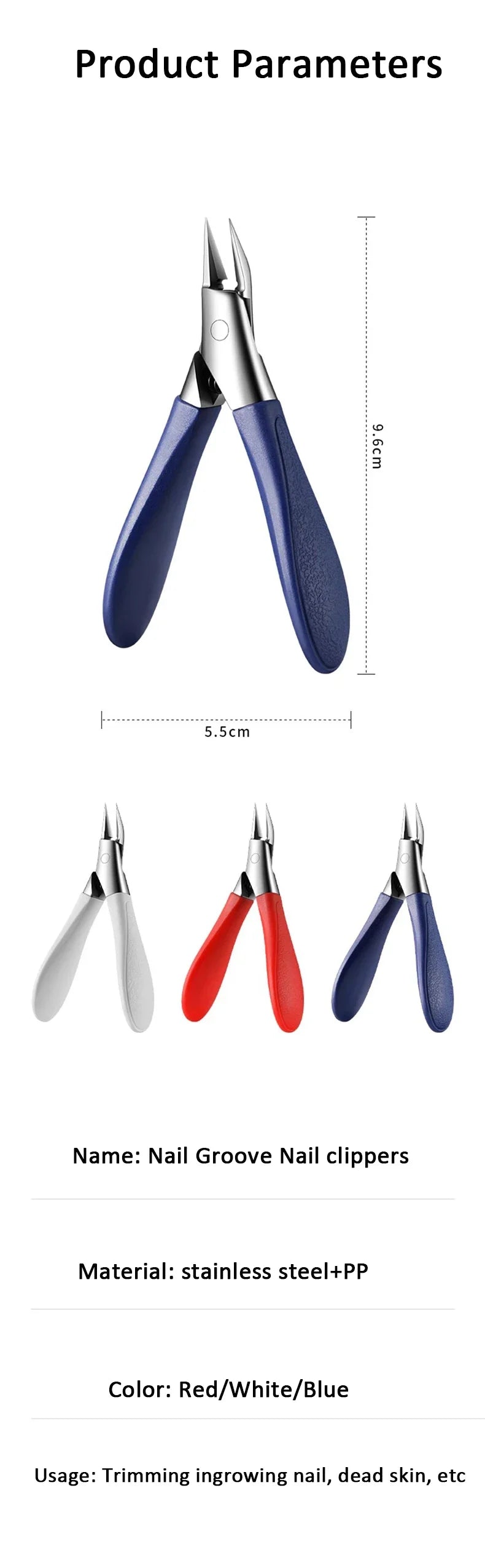Nail Clippers Toenail Clippers for Thick Nails for Seniors with Curve Diagonal Blade for Ingrown Nails Effortlessly Toe