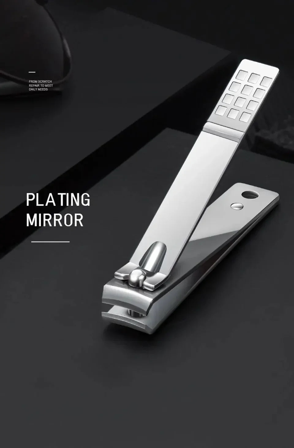 Nail Cutter Set Grooming Tool Set With Portable Case Manicure Art Tool Nails Cut Stainless Steel Nail Clippers Set
