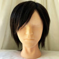 Human Hair Mannequin Head Men's Hairdresser Practice Beauty Styling Training Mannequin Head