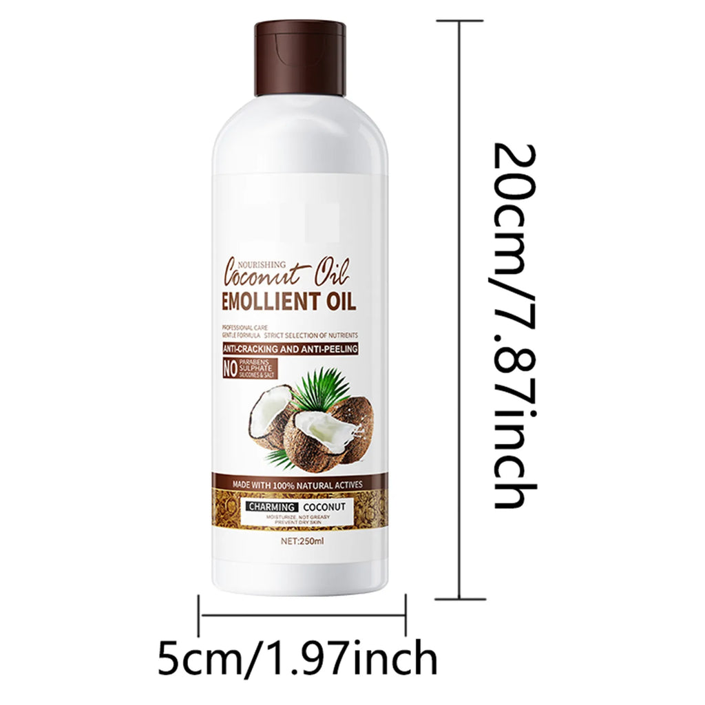 Natural Nourishing Body Oil Deep Moisturizing Brightening Hair Refreshing Body Face Smooth Firming Body Beauty Care 250ml