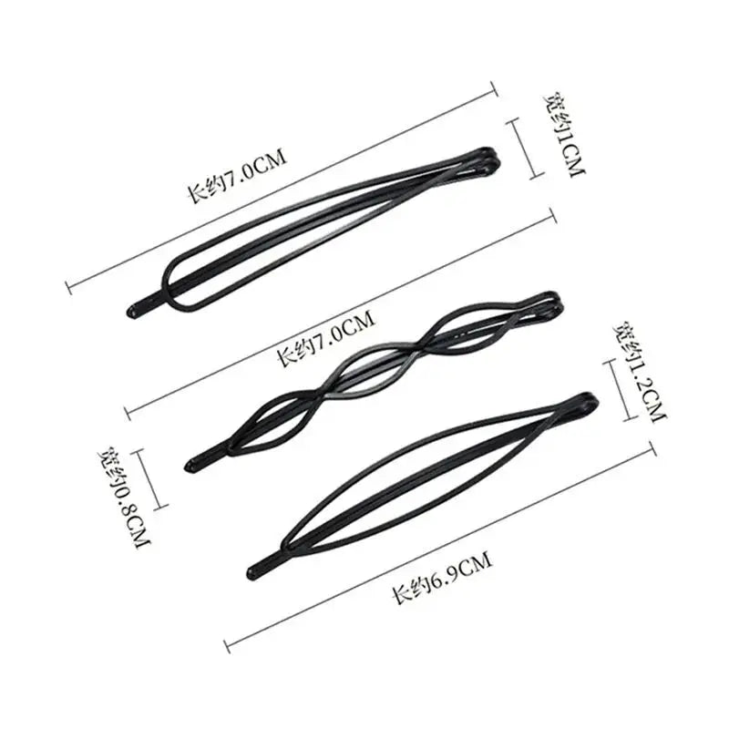 Simple Geometric Hairpins for Women Barrettes Headwears Girls BB Clips Headdress Barrettes Korean Hair Styling Accessories Gifts