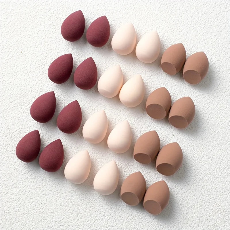 60 Mini Makeup Sponges, Foundation Blending Sponges, Multi-color Sponges for Flawless Application of Liquid and Powder Products