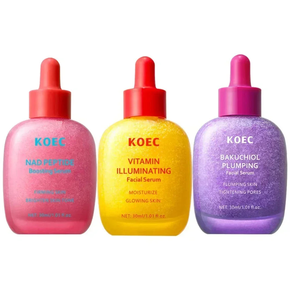Korean Skin Care Vitamin Illuminating & Bakuchiol Face Serum Vitamin C Niacinamide Anti-Aging Serum Brightening Firm Skin 30ml