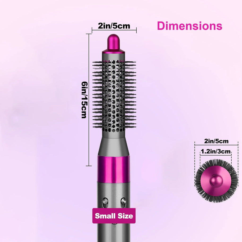 2-Piece Hair Styling Brush Set with Pre-Styling and Small Round Brush Heads Creates voluminous hair Compatible with Airwrap