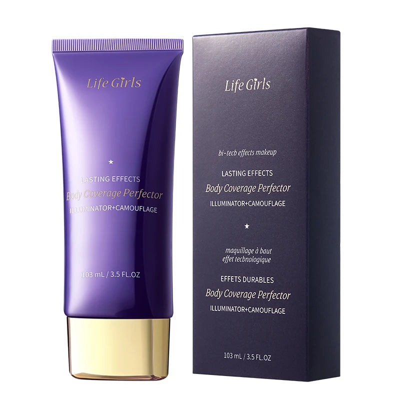 Life Girlsbody Coverage Perfector,Body Foundation Conceals Blemishes Perfectly, Covers Tattoos Without Smudging, and Lasts Long