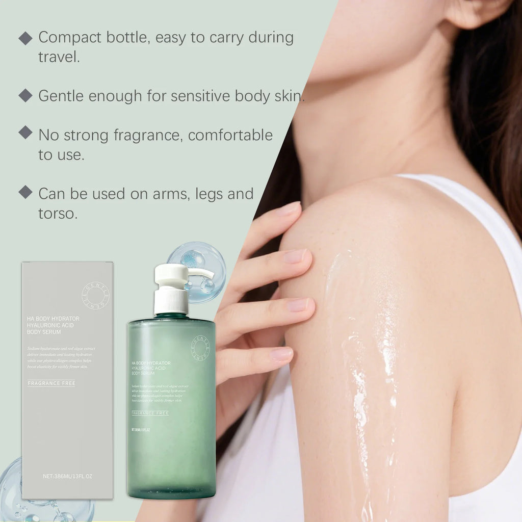 Body Moisturize Essence Enhance Firmness Elasticity Long Lasting Hydration Nourish Smooth Improve Texture Hyaluronic Acid Lotion