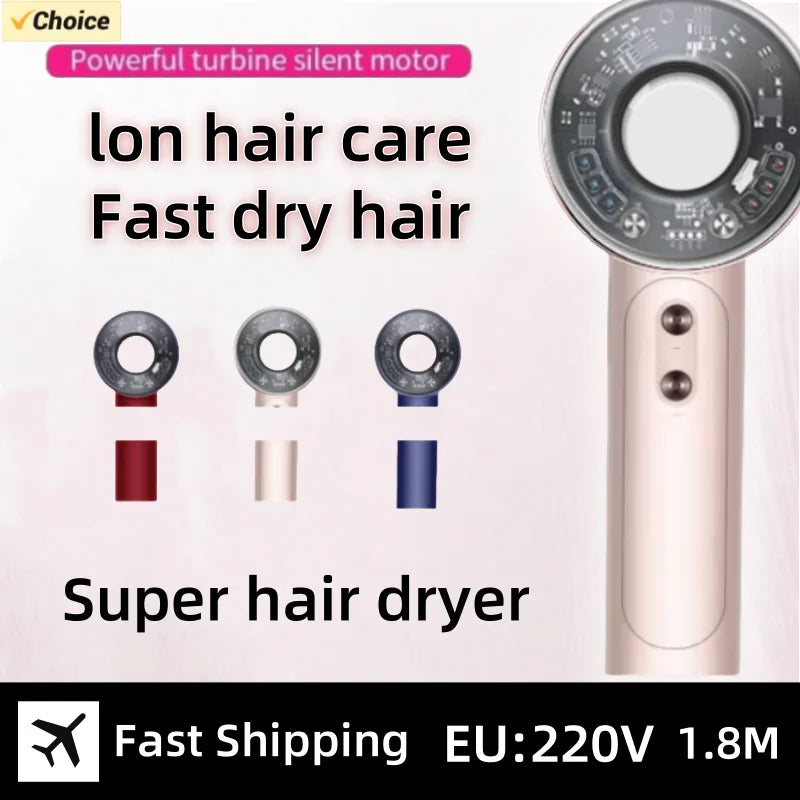 Hair dryer hair style machine leafless hair dryer household appliances hair dryer household hair salon professional hair dryer
