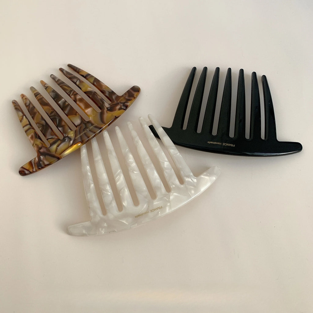 2025 New French U-shaped Hairpin with Meatball Head Comb Modern Simple Seven Toothed Hairpin Versatile Comb