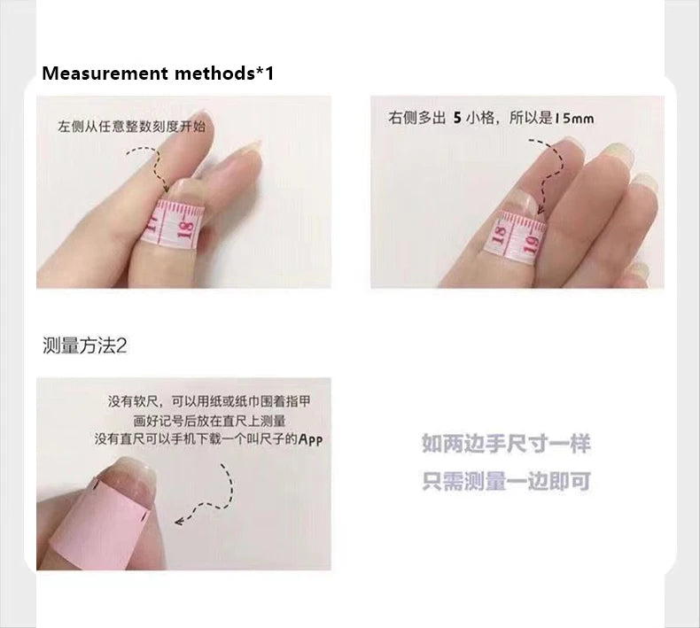 Nail Art yiji ハチワレ Hachiware うさぎ USAGI ちい./かわ Kawaii Wearing Nails Cartoon Nails DIY Short Cute Finished Patches Girls Gifts