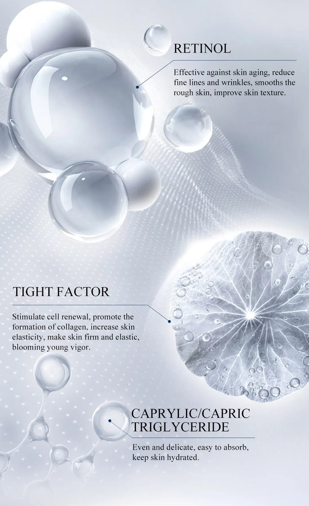 FAIRKING Retinol Anti-Aging Face Cream Reduces Wrinkles and Smoothes Rough Skin Face Skin Care Increase Skin Elasticity 30g