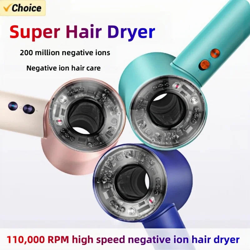 Hair dryer hair style machine leafless hair dryer household appliances hair dryer household hair salon professional hair dryer