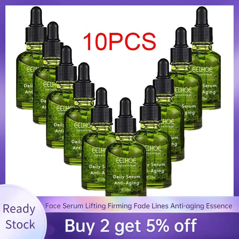 Wrinkle Remover Face Serum Lift Anti-aging Fade Fine Lines Moisturizing Essence Whitening Repair Skin Care1/3/5/10PCS